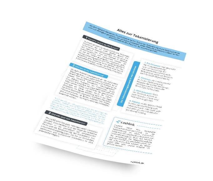 tokenisierung onepager von JRC Capital Management Consultancy & Research GmbH mockup